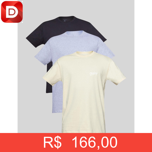 Foto do produto Kit 3 Camisetas Oakley Grafitti