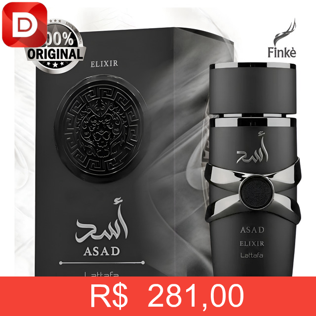 Foto do produto Perfume Árabe Asad Elixir Masculino