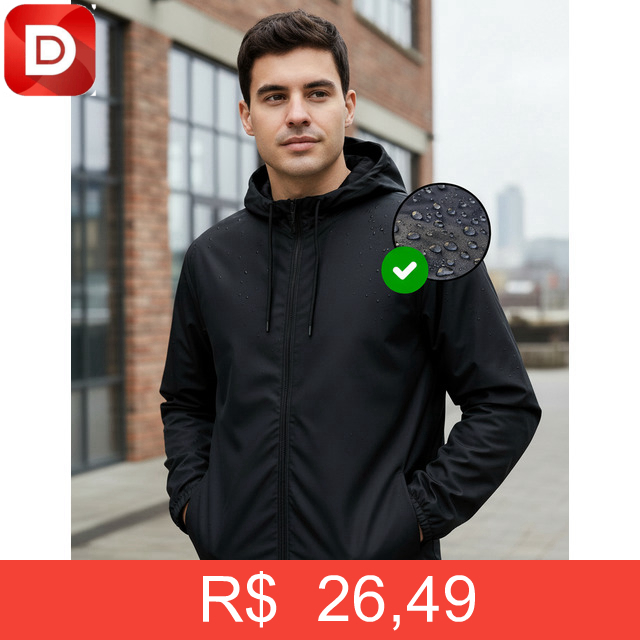 Foto do produto Jaqueta Corta Vento Impermeável