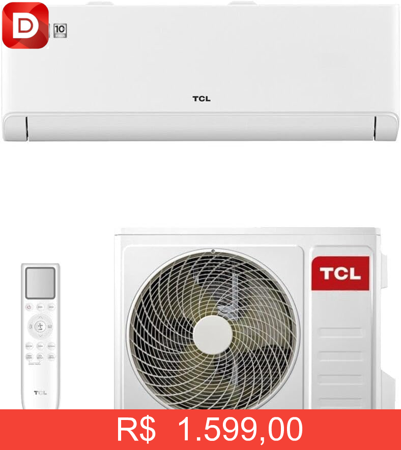 Foto do produto Ar Condicionado Split Hi Wall TCL T-Pro 2.0 Inverter