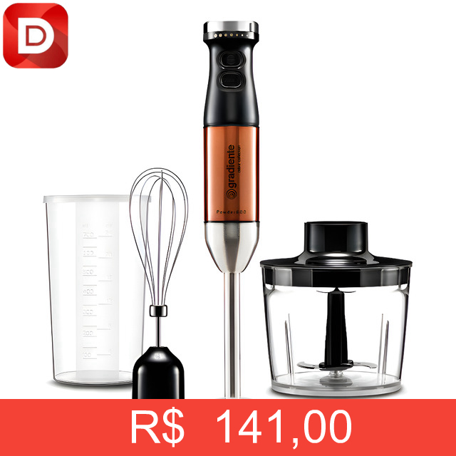 Foto do produto Mixer Gradiente Cobre Collection Aço Inoxidável