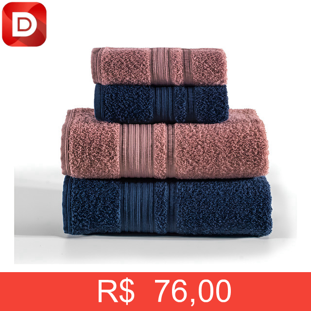 Foto do produto Jogo com 4 Toalhas de Banho Altenburg