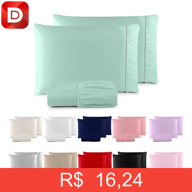 Foto do produto Jogo de Lençol 3 Peças Casal