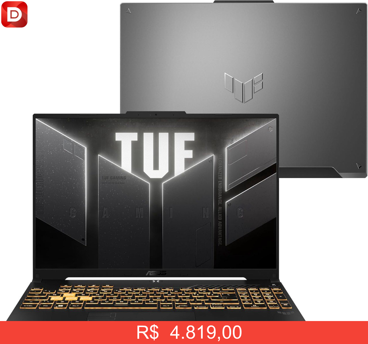 Foto do produto Notebook ASUS TUF F17