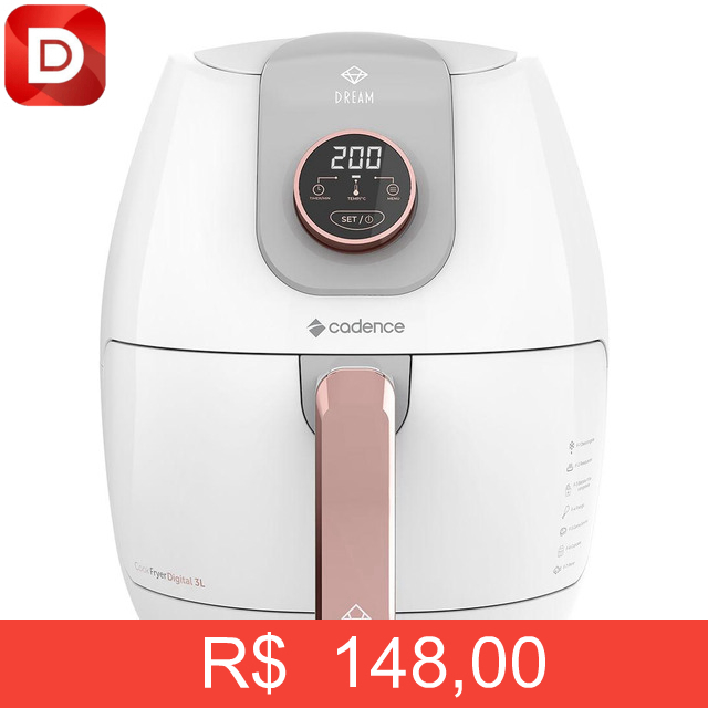 Foto do produto Fritadeira Sem Óleo 3l Cadence Dream