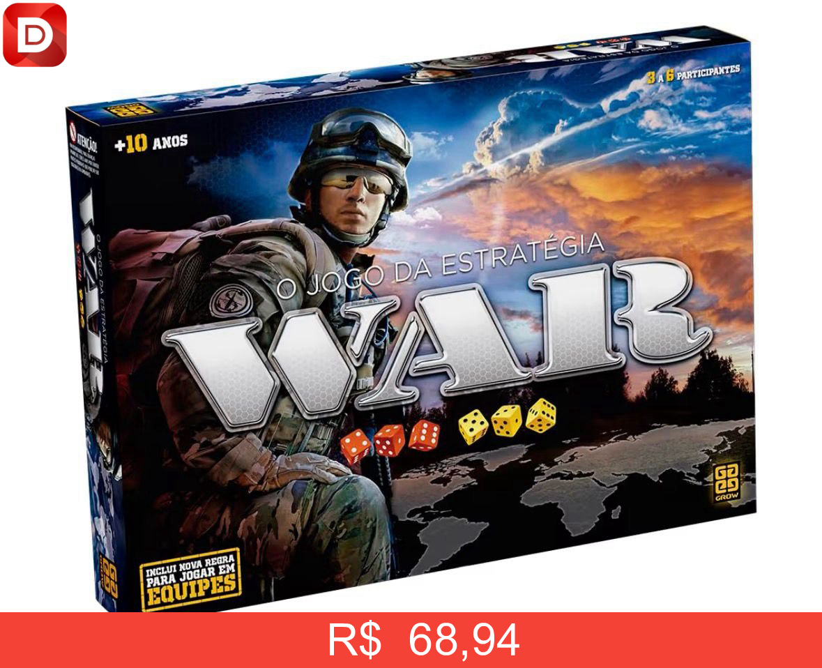 Foto do produto Jogo War Grow