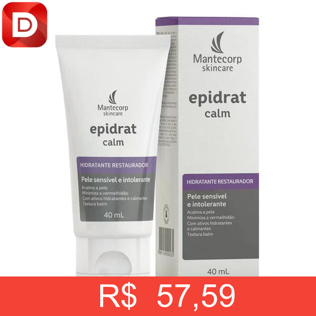 Foto do produto Mantecorp Hidratante Facial Epidrat Calm Restaurador