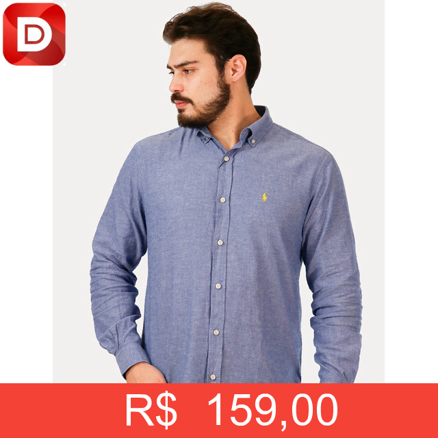Foto do produto Camisa Ralph Lauren Linho Lima Icon