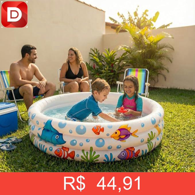 Foto do produto Piscina Infantil Inflável