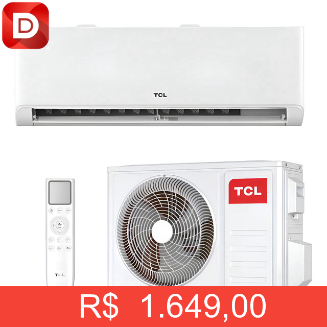 Foto do produto Ar Condicionado Split Hi Wall TCL T-Pro 2.0 Inverter