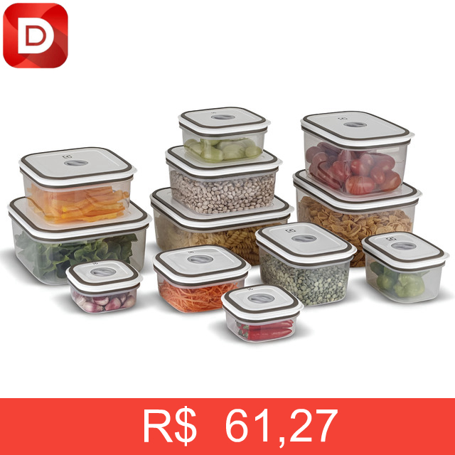 Foto do produto Potes Herméticos De Plástico Electrolux