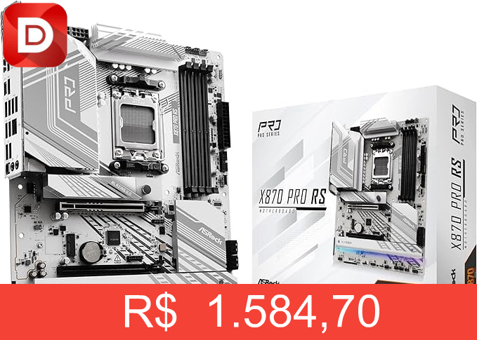 Foto do produto ASRock Placa mãe X870 Pro RS