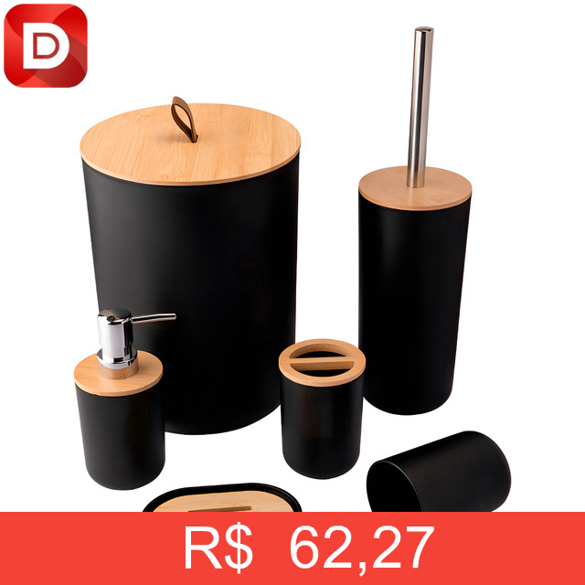 Foto do produto Kit Banheiro 6 Peças Clink