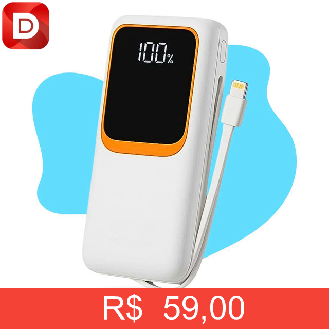 Foto do produto Carregador Portátil 20000 Turbo 22.5w Power Bank