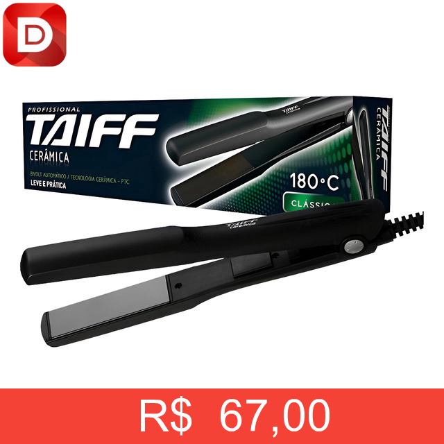 Foto do produto Taiff Prancha Cerâmica Profissional Classic