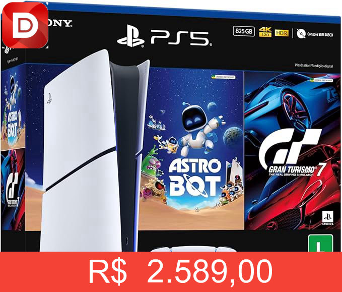Foto do produto PlayStation 5 Slim Digital