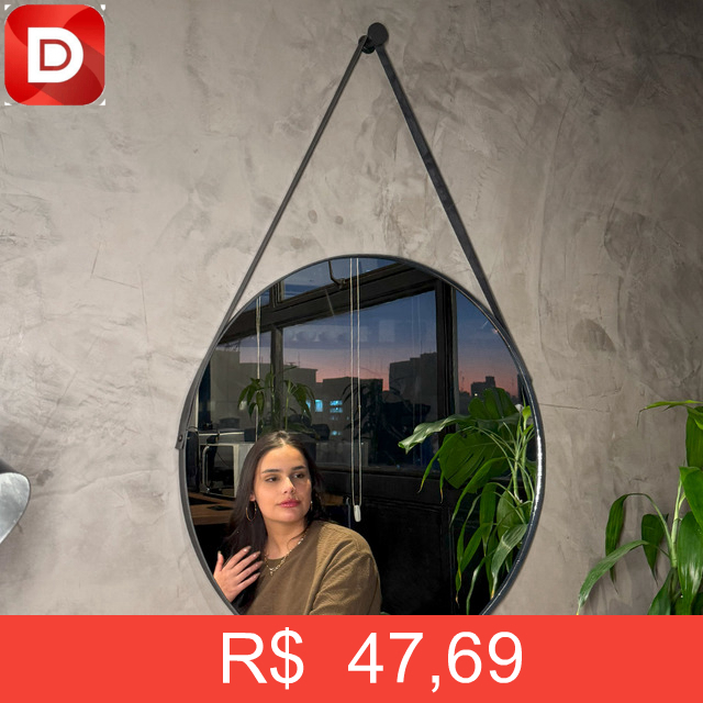 Foto do produto Espelho Redondo Adnet Decorativo