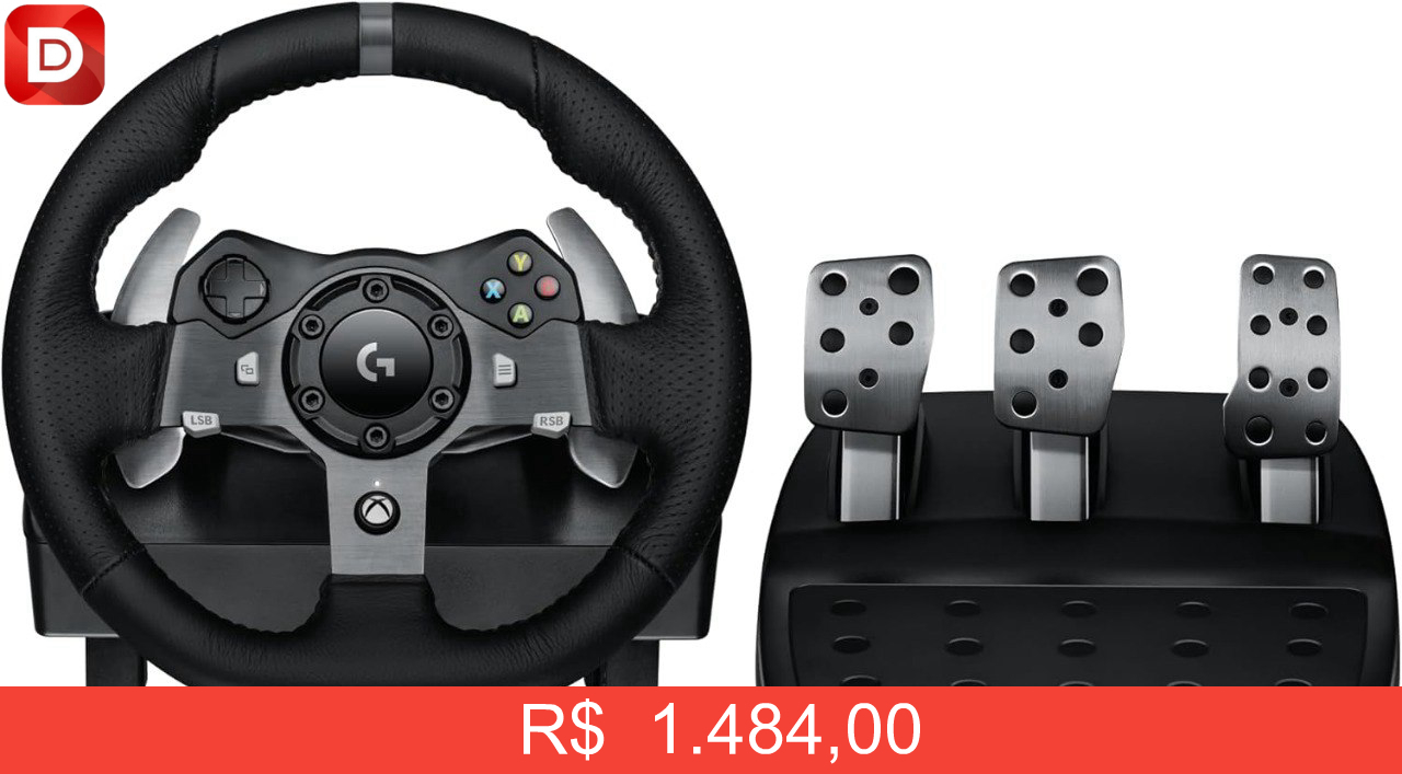 Foto do produto Volante Logitech G920 Driving Force