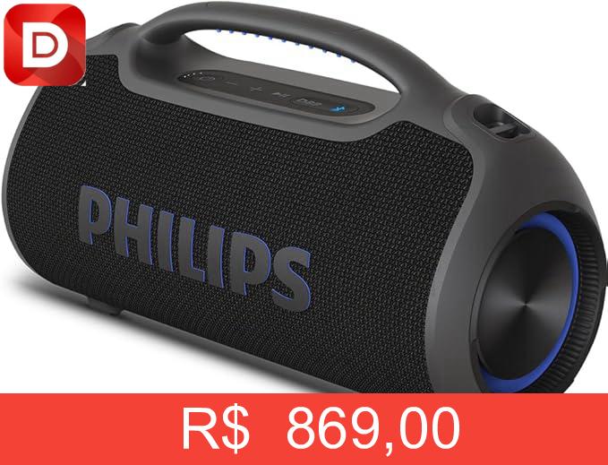 Foto do produto Caixa de Som Bluetooth Boombox PHILIPS Boombeat