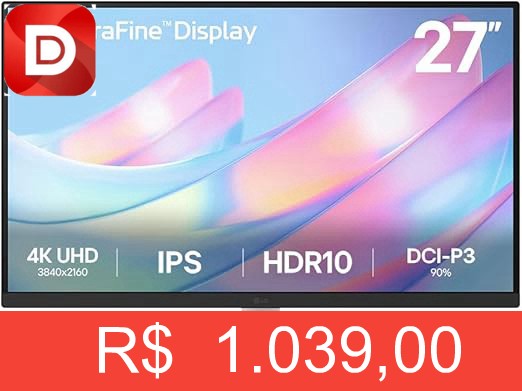 Foto do produto Monitor LG UltraFine