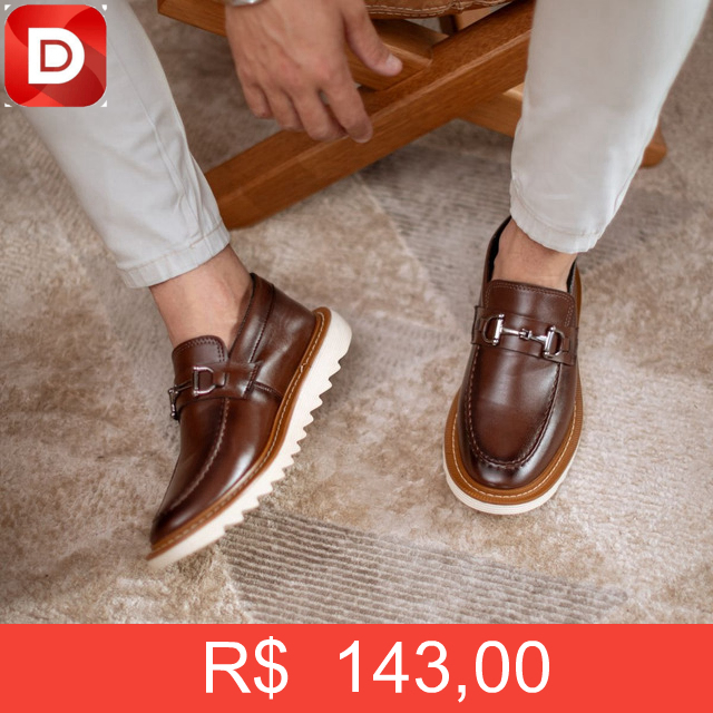 Foto do produto Sapato Dublin Oxford Tratorado Mocassim