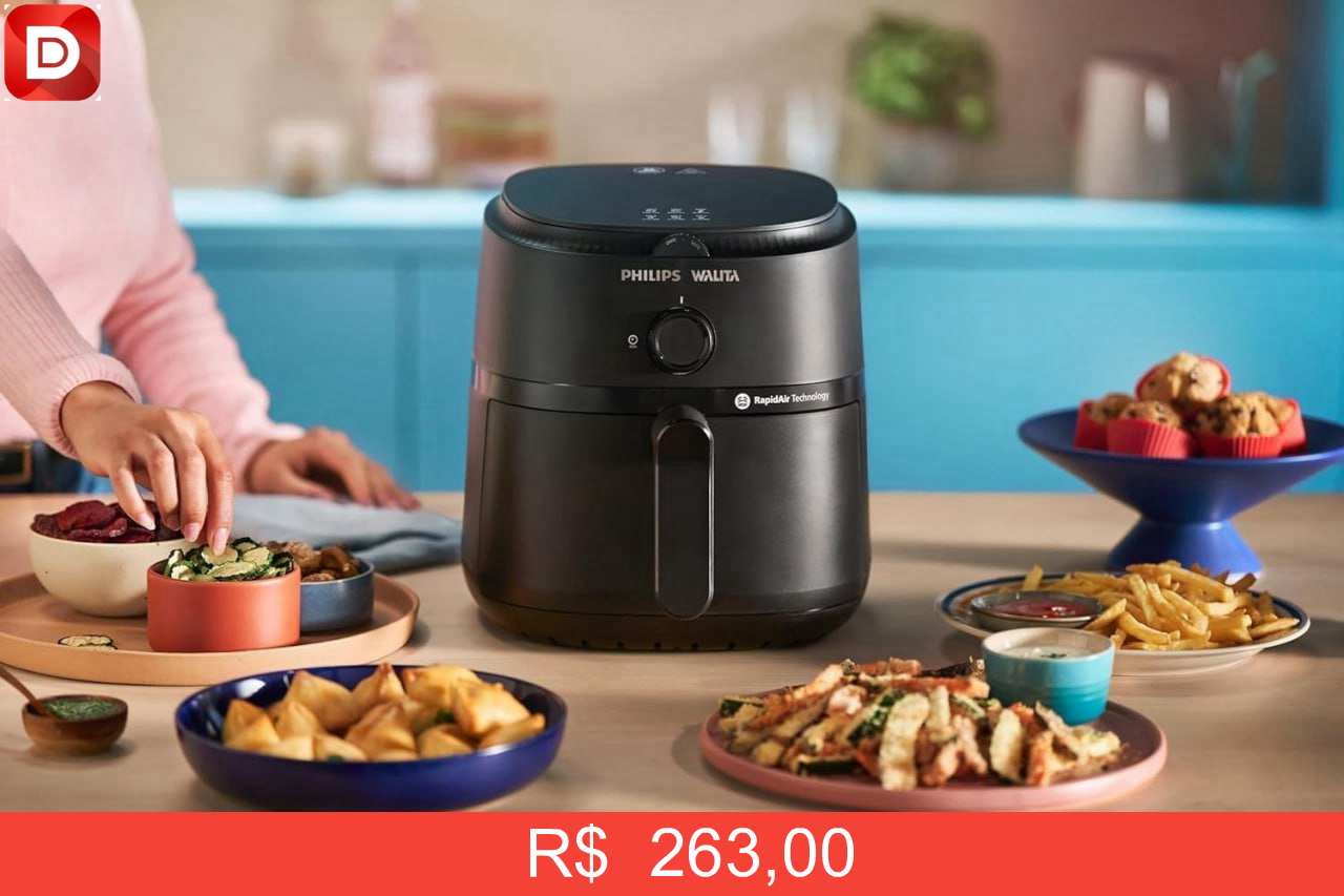 Foto do produto Fritadeira Airfryer Série 1000 XL Philips Walita
