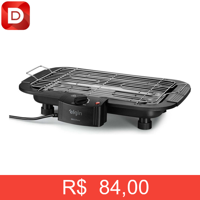 Foto do produto Churrasqueira Elétrica De Mesa Elgin