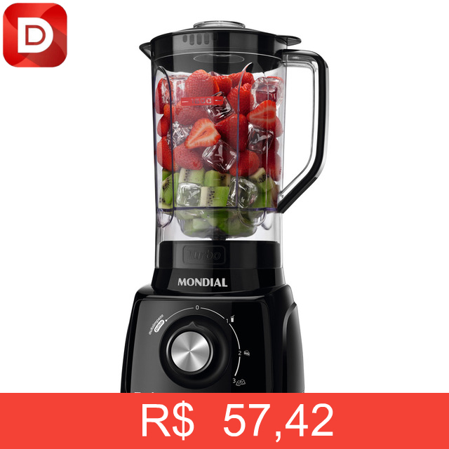 Foto do produto Liquidificador Turbo Power Mondial 550W