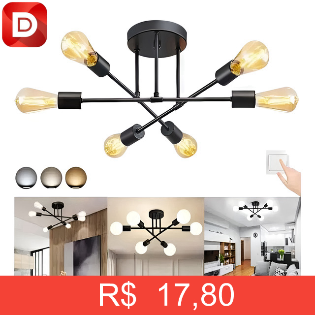 Foto do produto Luminária Teto Moderno