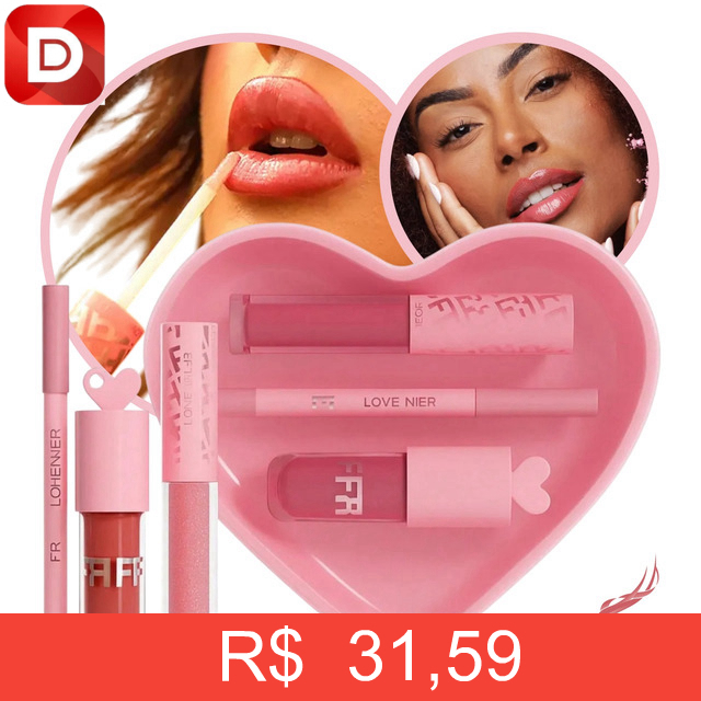 Foto do produto Kit Fran Lover Gloss Labial e Lápis Labial By Franciny Ehlke