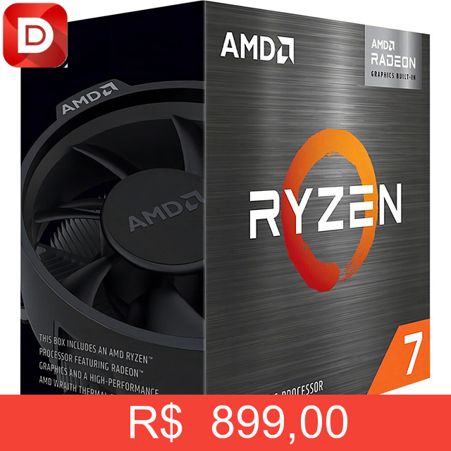 Foto do produto Processador AMD Ryzen 7 5700G