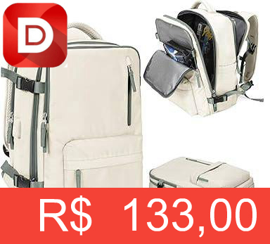 Foto do produto Mochila Executiva de Viagem Grande 40L Impermeável