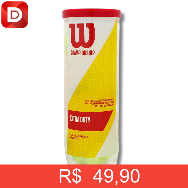 Foto do produto Bolas De Tênis Wilson Championship Extra Duty