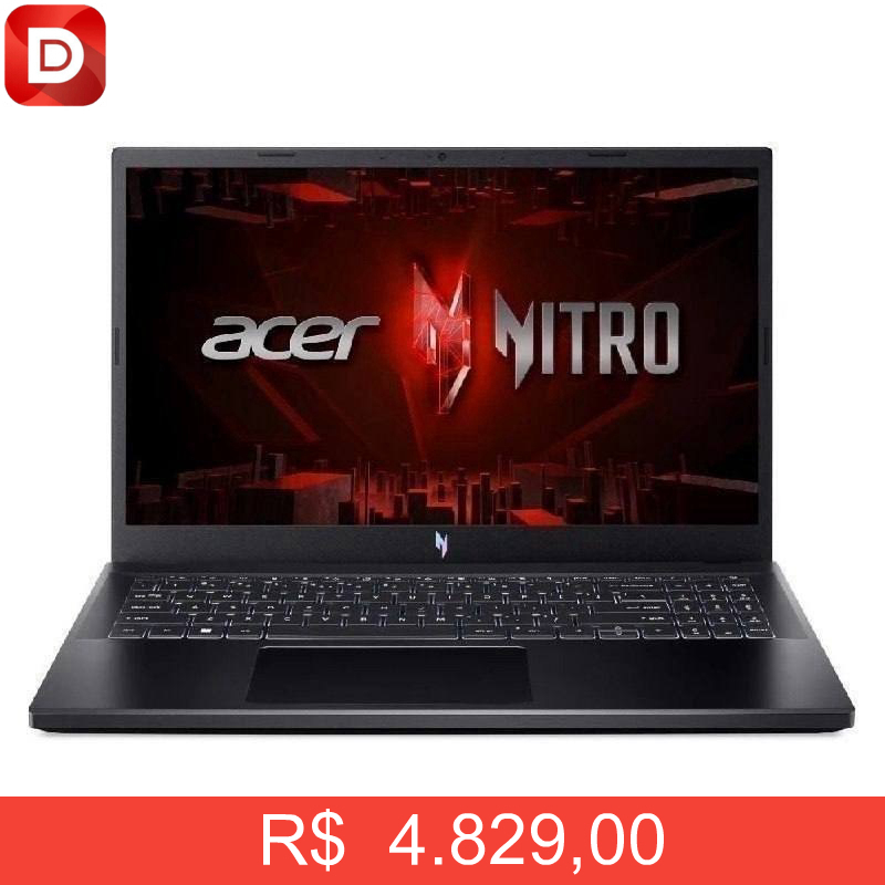 Foto do produto Notebook Gamer Acer Nitro V15