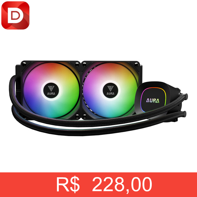 Foto do produto Water Cooler Gamdias Aura Gl240 Lite