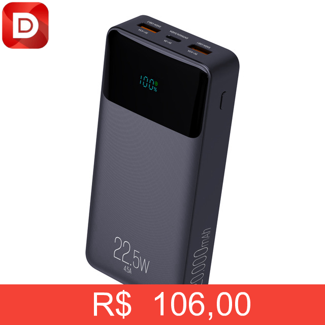 Foto do produto Power Bank Pro 20000mAH ELG PB200BK