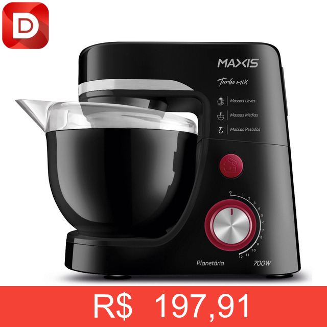 Foto do produto Batedeira Planetária Turbo Mix Maxis