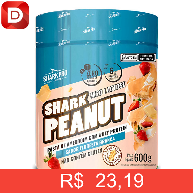 Foto do produto Pasta de Amendoim Shark Pro