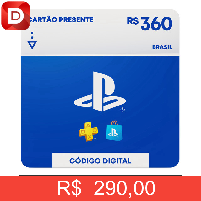 Foto do produto Sony PlayStation Gift Card (Digital)