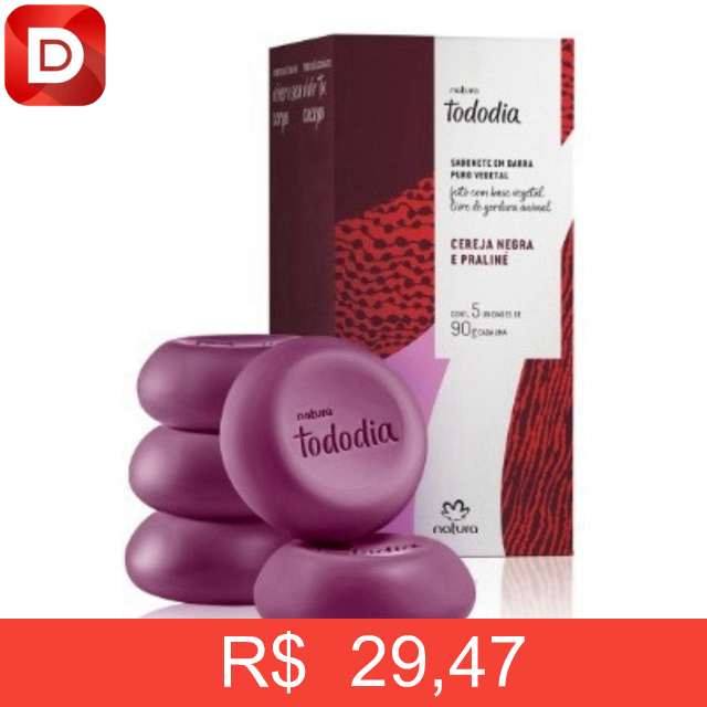 Foto do produto Sabão em barra Natura Tododia