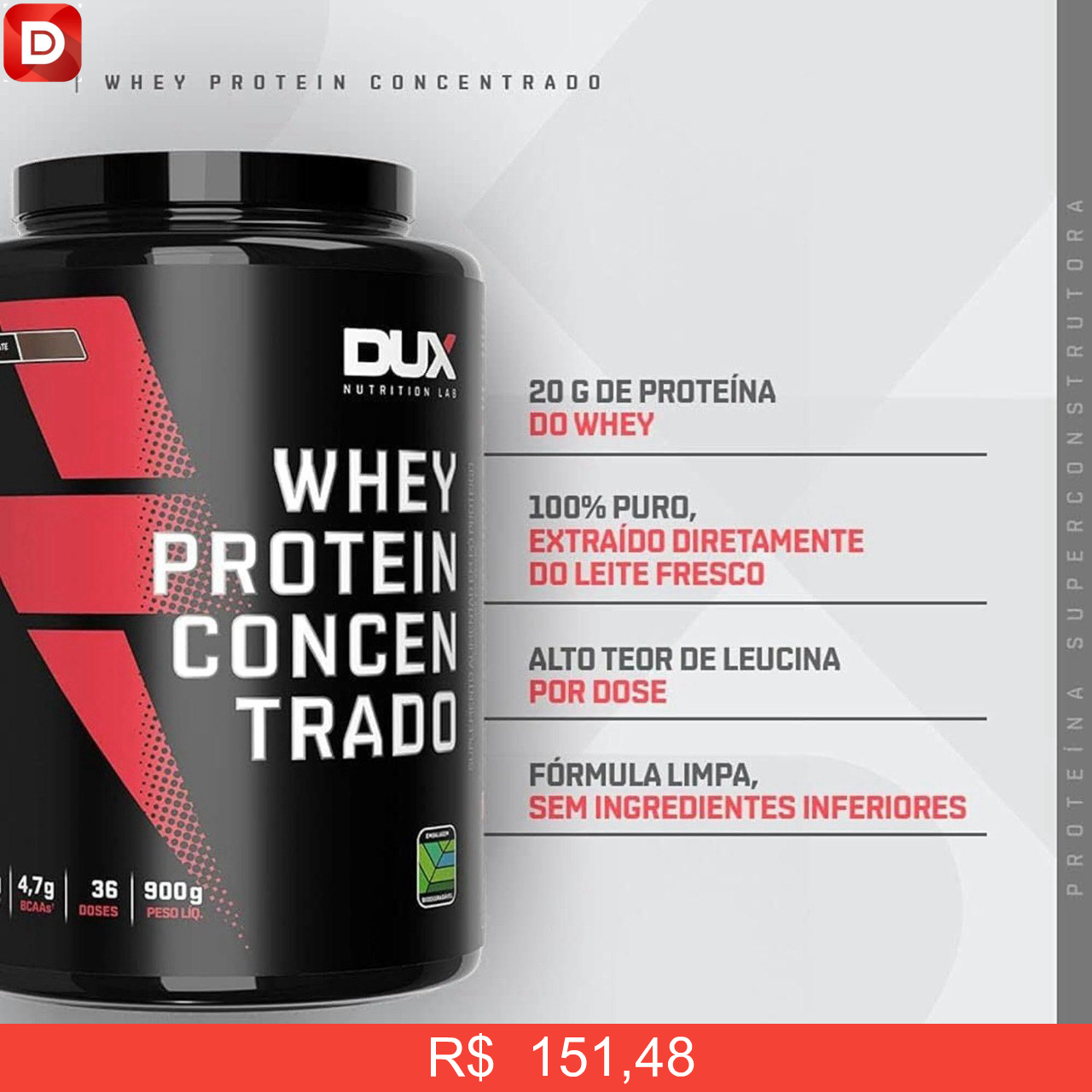 Foto do produto Whey Protein Concentrado