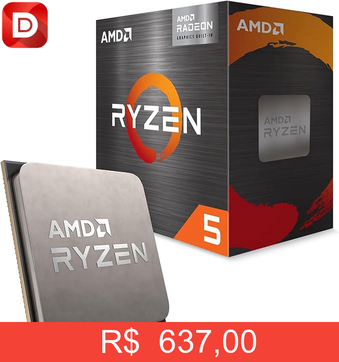 Foto do produto Processador AMD Ryzen 5 5600GT