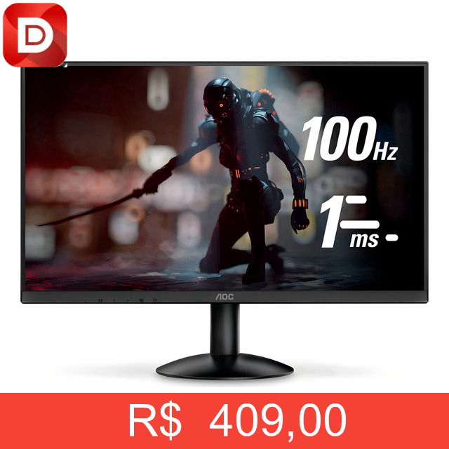 Foto do produto Monitor Aoc 24B30HM2
