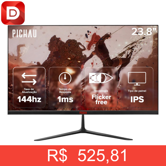 Foto do produto Monitor Pichau Athen V3 23,8