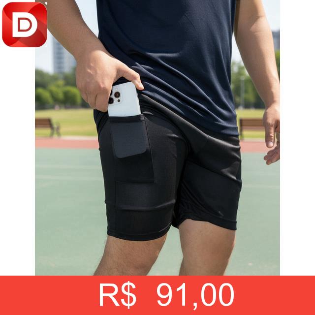 Foto do produto Kit com 4 Shorts 2 Em 1 Dryfit