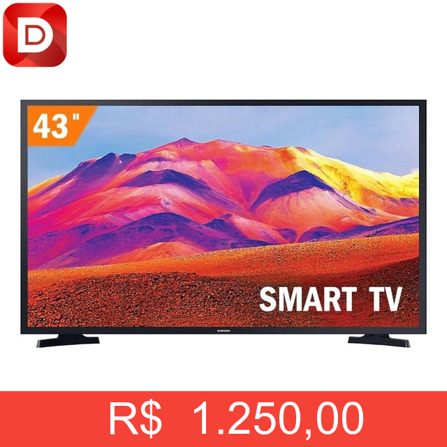 Foto do produto Smart TV Samsung 43