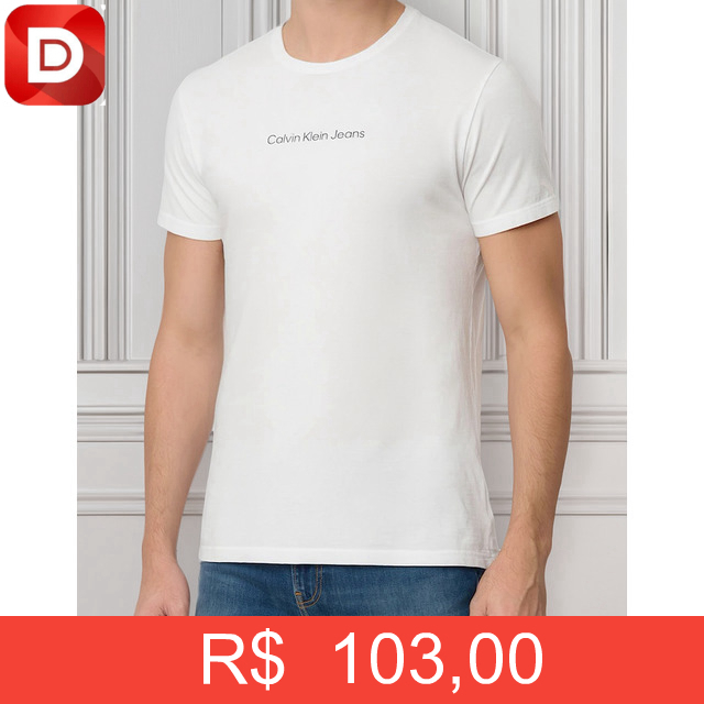 Foto do produto Camiseta Calvin Klein Jeans Institutional New Logo
