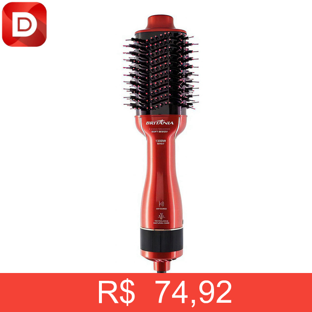 Foto do produto Escova Secadora Britânia Soft Luz Infrared