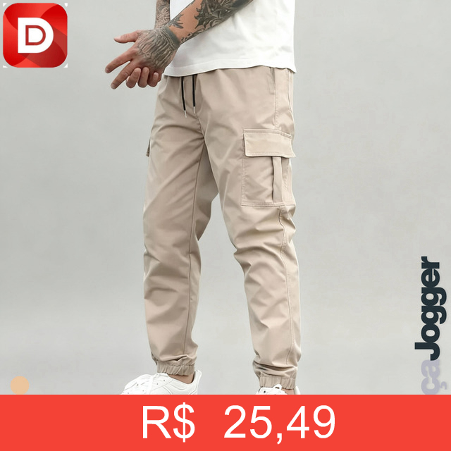 Foto do produto Calça Jogger Cargo Masculina