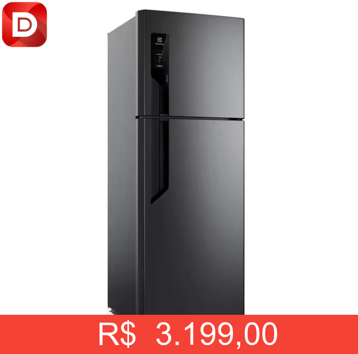 Foto do produto Geladeira Electrolux Frost Free Autosense 480L
